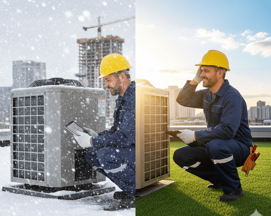 HVAC contractor professional